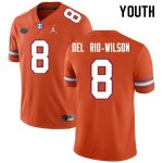 Youth Florida Gators #8 Carlos Del Rio-Wilson NCAA Nike Orange Authentic Stitched College Football Jersey JTT3462BR